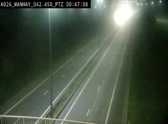 <h2>Webcam autoroute A26/E25 à hauteur de Manhay, à la jonction avec la N651 en direction de Liège - BK 42.4</h2>