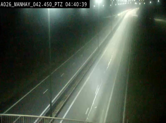 <h2>Webcam autoroute A26/E25 à hauteur de Manhay, à la jonction avec la N651 en direction de Liège - BK 42.4</h2>