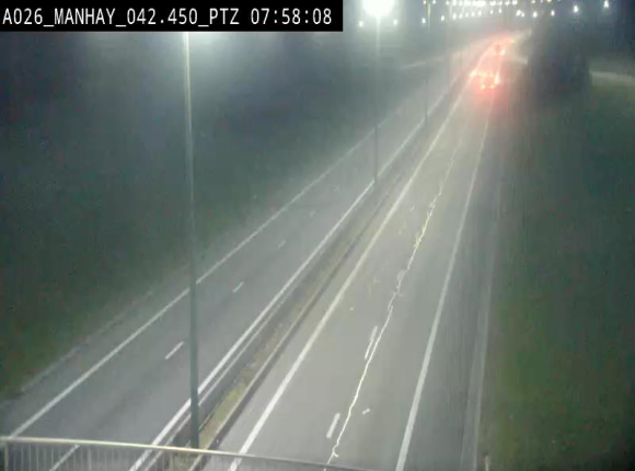 <h2>Webcam autoroute A26/E25 à hauteur de Manhay, à la jonction avec la N651 en direction de Liège - BK 42.4</h2>
