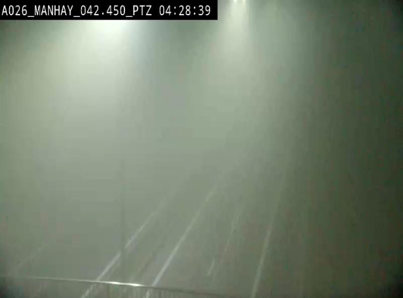 <h2>Webcam autoroute A26/E25 à hauteur de Manhay, à la jonction avec la N651 en direction de Liège - BK 42.4</h2>