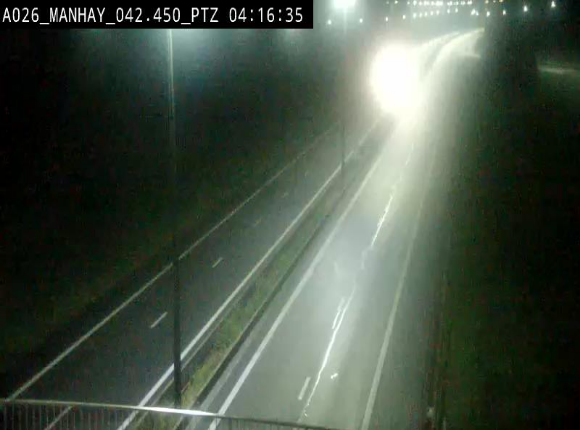 <h2>Webcam autoroute A26/E25 à hauteur de Manhay, à la jonction avec la N651 en direction de Liège - BK 42.4</h2>