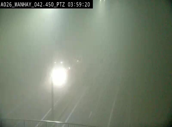 <h2>Webcam autoroute A26/E25 à hauteur de Manhay, à la jonction avec la N651 en direction de Liège - BK 42.4</h2>