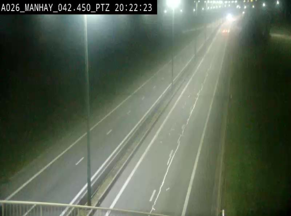 <h2>Webcam autoroute A26/E25 à hauteur de Manhay, à la jonction avec la N651 en direction de Liège - BK 42.4</h2>