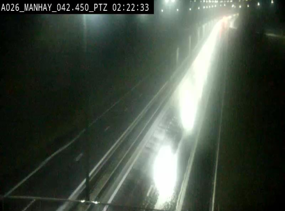 <h2>Webcam autoroute A26/E25 à hauteur de Manhay, à la jonction avec la N651 en direction de Liège - BK 42.4</h2>