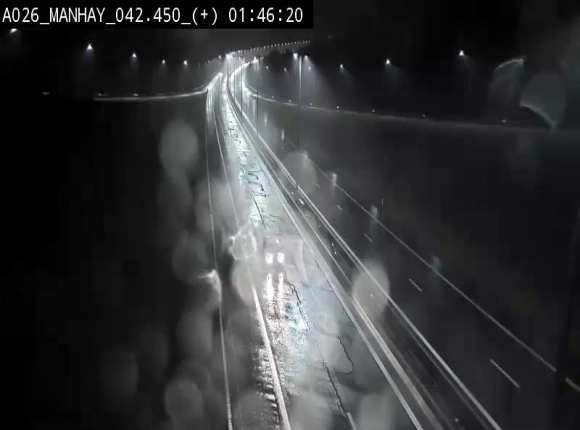 <h2>Webcam autoroute A26/E25 à hauteur de Manhay, à la jonction avec la N651 en direction de Luxembourg - BK 42.4</h2>