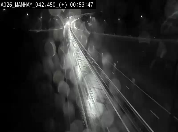 Webcam autoroute A26/E25 à hauteur de Manhay, à la jonction avec la N651 en direction de Luxembourg - BK 42.4