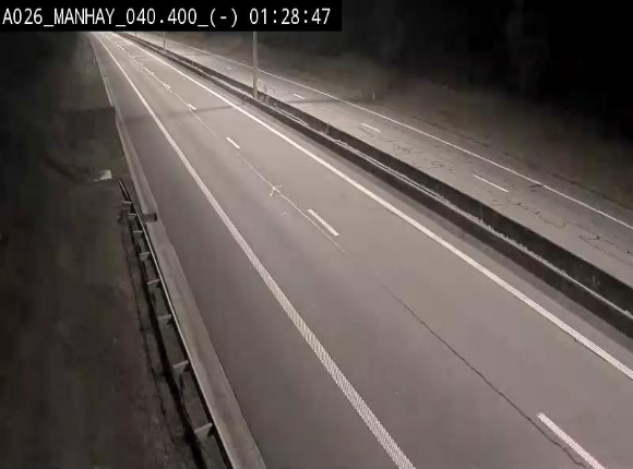 <h2>Webcam autoroute A26/E25 à hauteur de Manhay, après la jonction avec la N651 en direction de Liège - BK 40.4</h2>