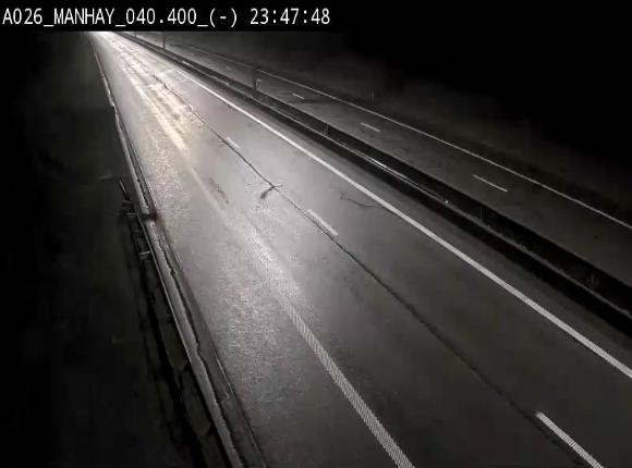 <h2>Webcam autoroute A26/E25 à hauteur de Manhay, après la jonction avec la N651 en direction de Liège - BK 40.4</h2>