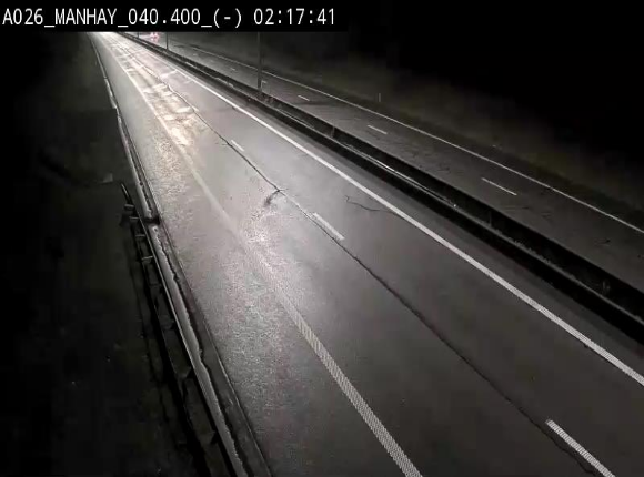<h2>Webcam autoroute A26/E25 à hauteur de Manhay, après la jonction avec la N651 en direction de Liège - BK 40.4</h2>