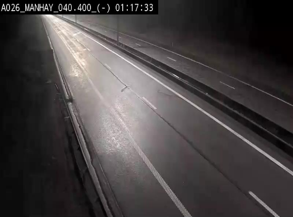 <h2>Webcam autoroute A26/E25 à hauteur de Manhay, après la jonction avec la N651 en direction de Liège - BK 40.4</h2>