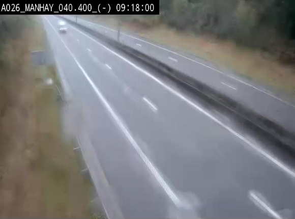 <h2>Webcam autoroute A26/E25 à hauteur de Manhay, après la jonction avec la N651 en direction de Liège - BK 40.4</h2>