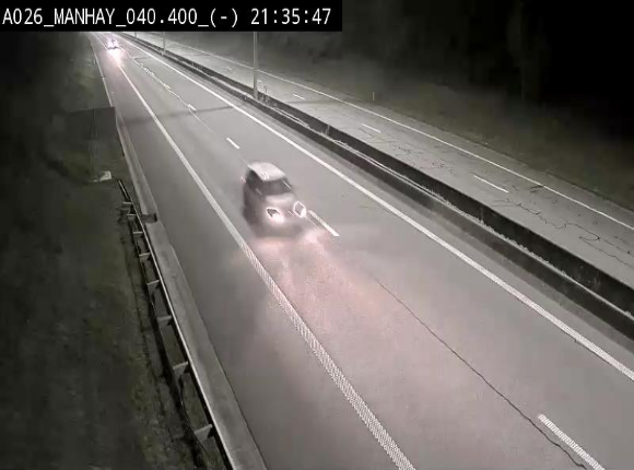 <h2>Webcam autoroute A26/E25 à hauteur de Manhay, après la jonction avec la N651 en direction de Liège - BK 40.4</h2>