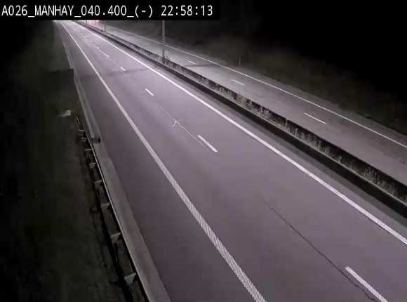 <h2>Webcam autoroute A26/E25 à hauteur de Manhay, après la jonction avec la N651 en direction de Liège - BK 40.4</h2>