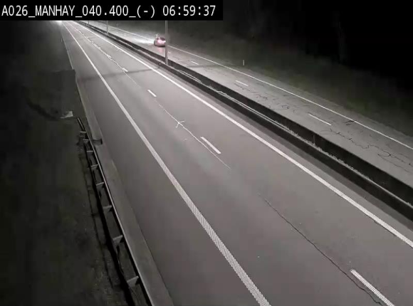 <h2>Webcam autoroute A26/E25 à hauteur de Manhay, après la jonction avec la N651 en direction de Liège - BK 40.4</h2>