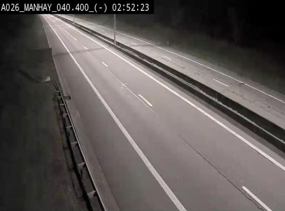 <h2>Webcam autoroute A26/E25 à hauteur de Manhay, après la jonction avec la N651 en direction de Liège - BK 40.4</h2>