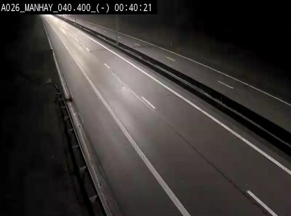 <h2>Webcam autoroute A26/E25 à hauteur de Manhay, après la jonction avec la N651 en direction de Liège - BK 40.4</h2>