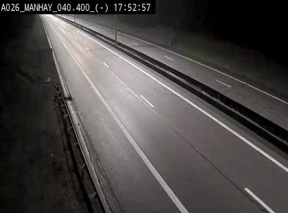<h2>Webcam autoroute A26/E25 à hauteur de Manhay, après la jonction avec la N651 en direction de Liège - BK 40.4</h2>