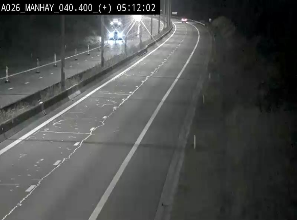 <h2>Webcam autoroute A26/E25 à hauteur de Manhay, avant la jonction avec la N651 en direction de Luxembourg - BK 40.4</h2>