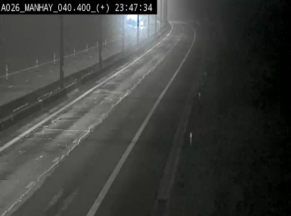 <h2>Webcam autoroute A26/E25 à hauteur de Manhay, avant la jonction avec la N651 en direction de Luxembourg - BK 40.4</h2>