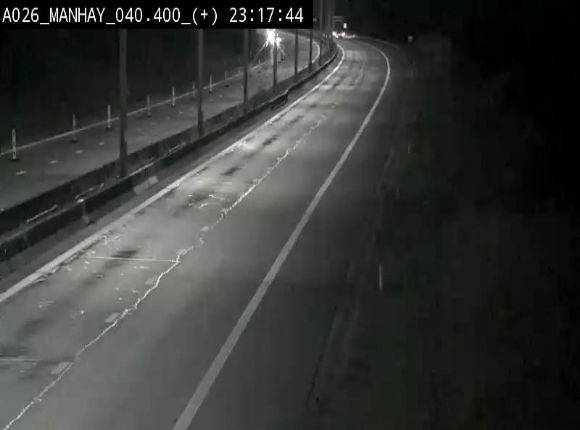 <h2>Webcam autoroute A26/E25 à hauteur de Manhay, avant la jonction avec la N651 en direction de Luxembourg - BK 40.4</h2>