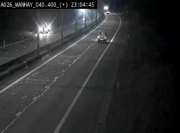 <h2>Webcam autoroute A26/E25 à hauteur de Manhay, avant la jonction avec la N651 en direction de Luxembourg - BK 40.4</h2>