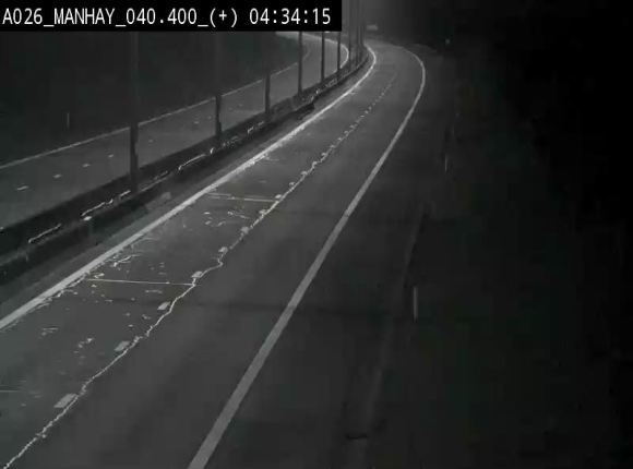 Webcam autoroute A26/E25 à hauteur de Manhay, avant la jonction avec la N651 en direction de Luxembourg - BK 40.4