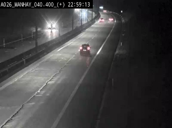 <h2>Webcam autoroute A26/E25 à hauteur de Manhay, avant la jonction avec la N651 en direction de Luxembourg - BK 40.4</h2>