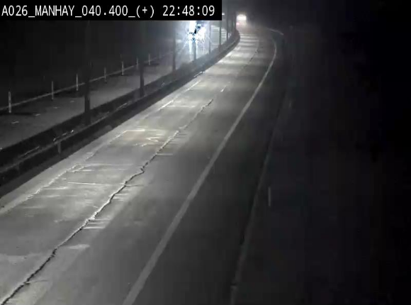 <h2>Webcam autoroute A26/E25 à hauteur de Manhay, avant la jonction avec la N651 en direction de Luxembourg - BK 40.4</h2>