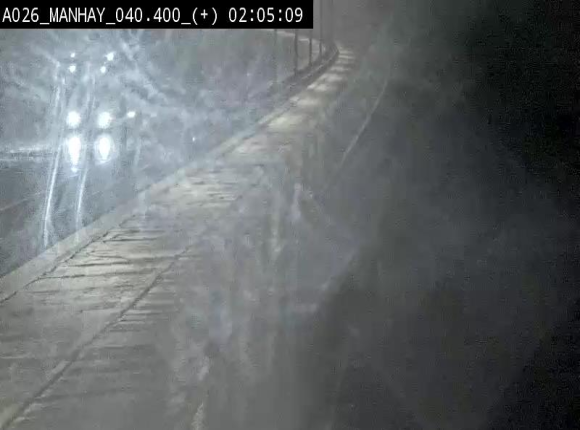 <h2>Webcam autoroute A26/E25 à hauteur de Manhay, avant la jonction avec la N651 en direction de Luxembourg - BK 40.4</h2>