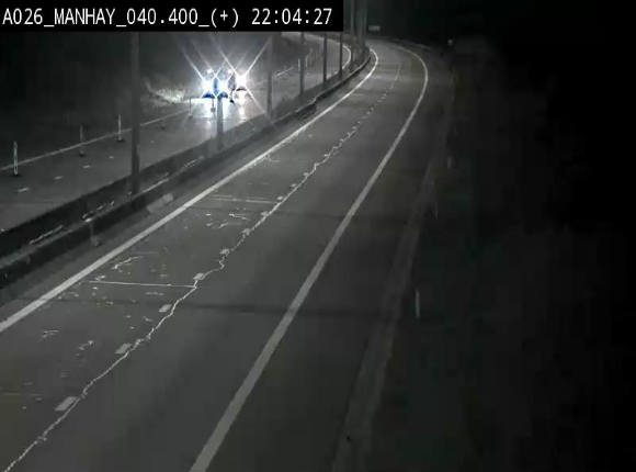<h2>Webcam autoroute A26/E25 à hauteur de Manhay, avant la jonction avec la N651 en direction de Luxembourg - BK 40.4</h2>