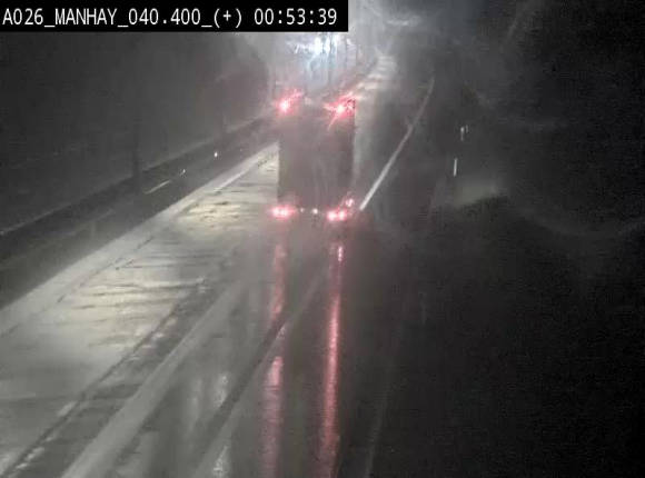 Webcam autoroute A26/E25 à hauteur de Manhay, avant la jonction avec la N651 en direction de Luxembourg - BK 40.4
