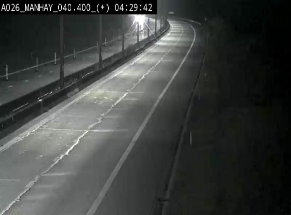 <h2>Webcam autoroute A26/E25 à hauteur de Manhay, avant la jonction avec la N651 en direction de Luxembourg - BK 40.4</h2>