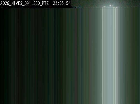 <h2>Webcam autoroute A26/E25 à hauteur de Vaux-sur-Sûre (Nives), à la jonction avec la N848 en direction de Liège - BK 91,3</h2>