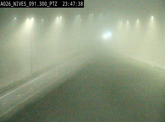 <h2>Webcam autoroute A26/E25 à hauteur de Vaux-sur-Sûre (Nives), à la jonction avec la N848 en direction de Liège - BK 91,3</h2>