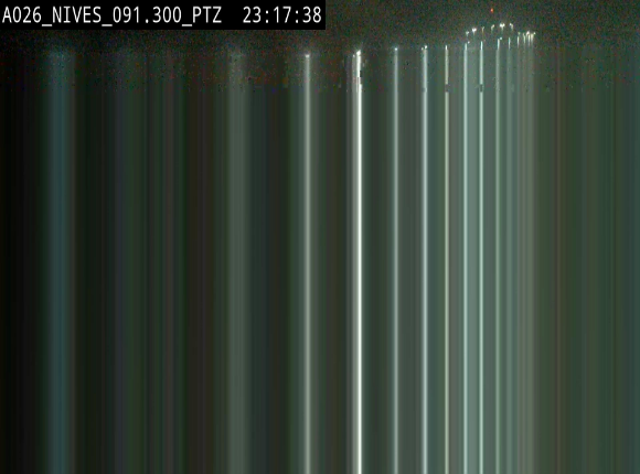 <h2>Webcam autoroute A26/E25 à hauteur de Vaux-sur-Sûre (Nives), à la jonction avec la N848 en direction de Liège - BK 91,3</h2>