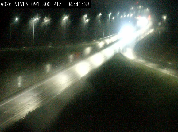 <h2>Webcam autoroute A26/E25 à hauteur de Vaux-sur-Sûre (Nives), à la jonction avec la N848 en direction de Liège - BK 91,3</h2>