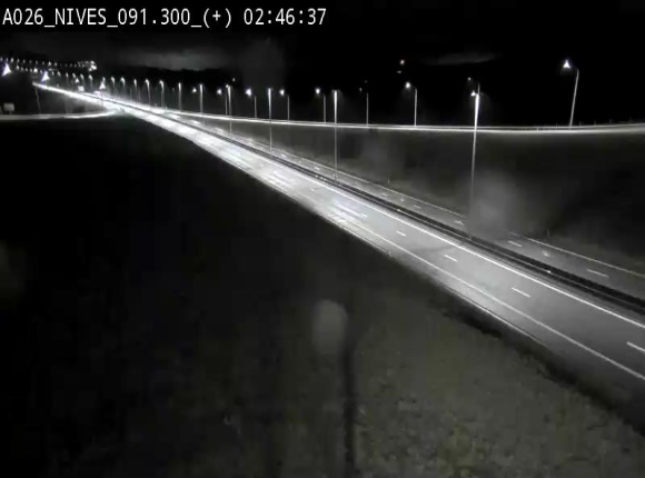 <h2>Webcam autoroute A26/E25 à hauteur de Vaux-sur-Sûre (Nives), à la jonction avec la N848 en direction de Luxembourg - BK 91,3</h2>