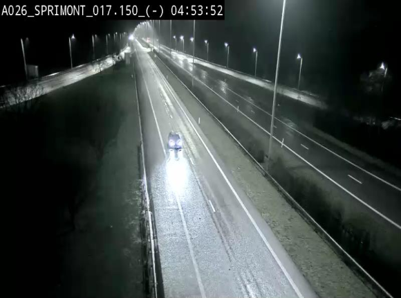 <h2>Webcam E25 (A26) à hauteur de Sprimont en direction de Liège et en provenance de Bastogne</h2>