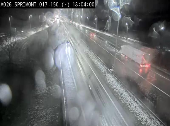 <h2>Webcam E25 (A26) à hauteur de Sprimont en direction de Liège et en provenance de Bastogne</h2>