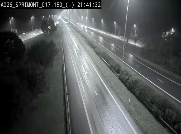 <h2>Webcam E25 (A26) à hauteur de Sprimont en direction de Liège et en provenance de Bastogne</h2>