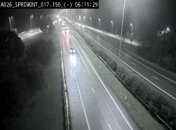 <h2>Webcam E25 (A26) à hauteur de Sprimont en direction de Liège et en provenance de Bastogne</h2>