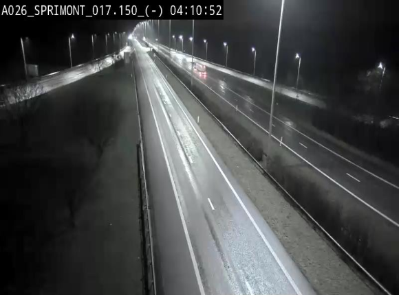 <h2>Webcam E25 (A26) à hauteur de Sprimont en direction de Liège et en provenance de Bastogne</h2>