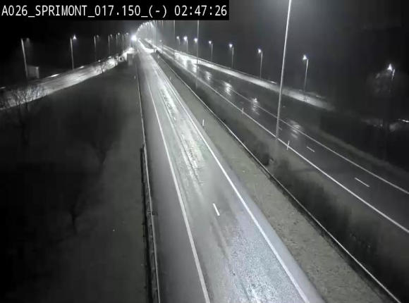 <h2>Webcam E25 (A26) à hauteur de Sprimont en direction de Liège et en provenance de Bastogne</h2>