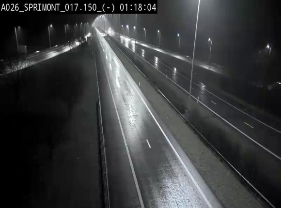 <h2>Webcam E25 (A26) à hauteur de Sprimont en direction de Liège et en provenance de Bastogne</h2>