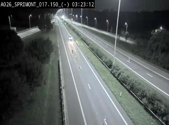 <h2>Webcam E25 (A26) à hauteur de Sprimont en direction de Liège et en provenance de Bastogne</h2>