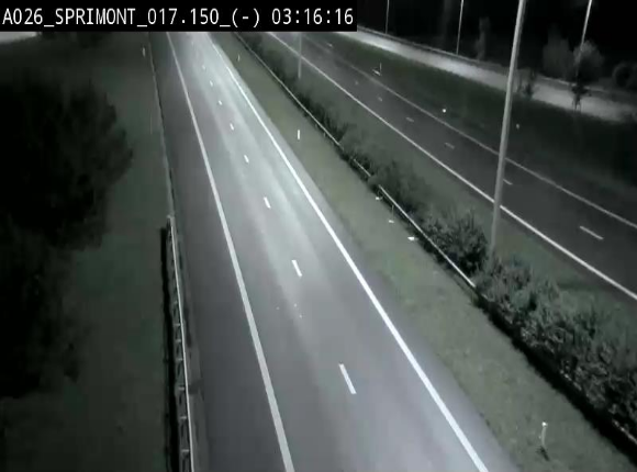 <h2>Webcam E25 (A26) à hauteur de Sprimont en direction de Liège et en provenance de Bastogne</h2>