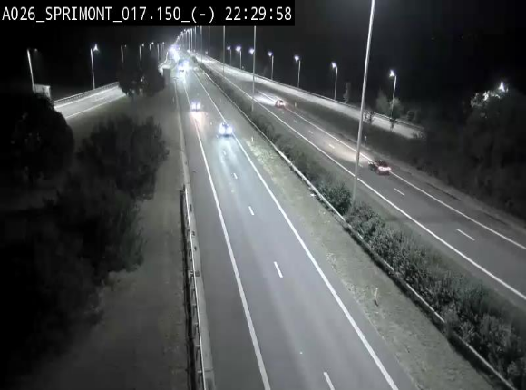 <h2>Webcam E25 (A26) à hauteur de Sprimont en direction de Liège et en provenance de Bastogne</h2>