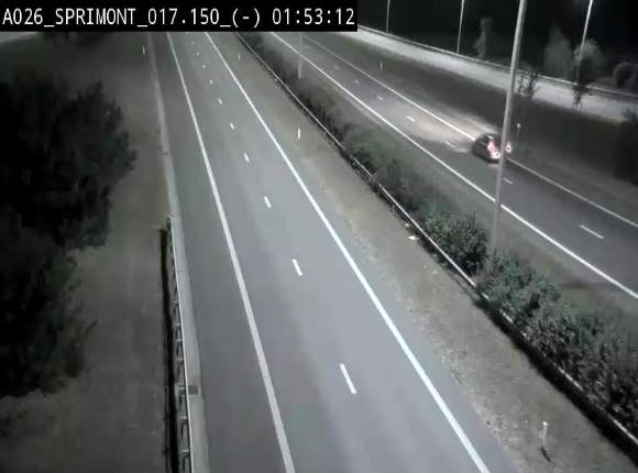 <h2>Webcam E25 (A26) à hauteur de Sprimont en direction de Liège et en provenance de Bastogne</h2>