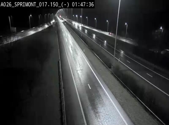 <h2>Webcam E25 (A26) à hauteur de Sprimont en direction de Liège et en provenance de Bastogne</h2>