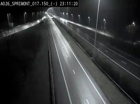<h2>Webcam E25 (A26) à hauteur de Sprimont en direction de Liège et en provenance de Bastogne</h2>